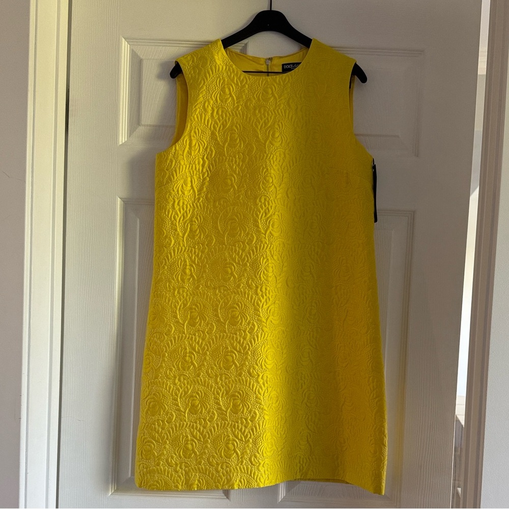 Dolce & Gabbana
Dolce & Gabbana Floral Quilted Jacquard A-Line Mini Dress